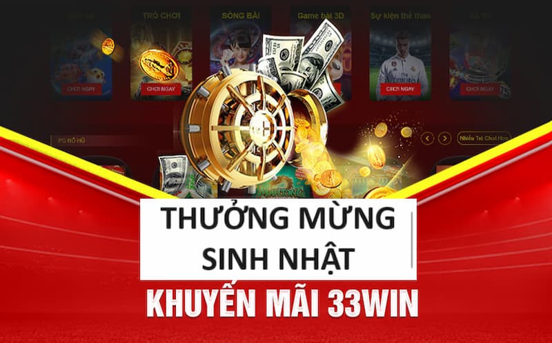 Sân chơi 33win có rất nhiều chương trình khuyến mãi hấp dẫn